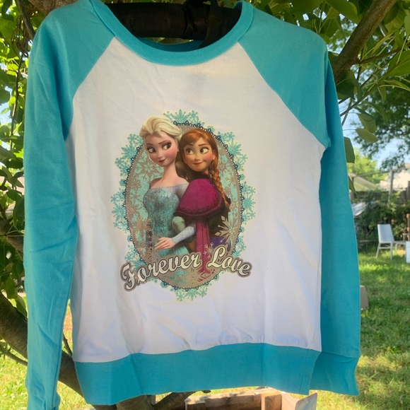 Disney frozen girls long sleeve top - Picture 1 of 4